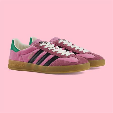 gazelle x gucci rosas|adidas x Gucci gazelle.